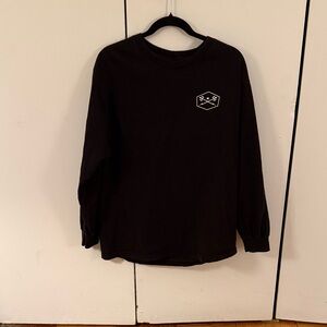 Stylish Black Long Sleeve Tee